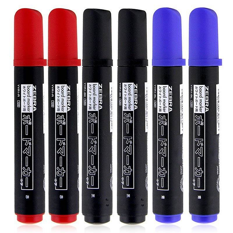 斑马 YYR1 白板笔 2.5mm10支/盒 (单位:盒) 蓝芯