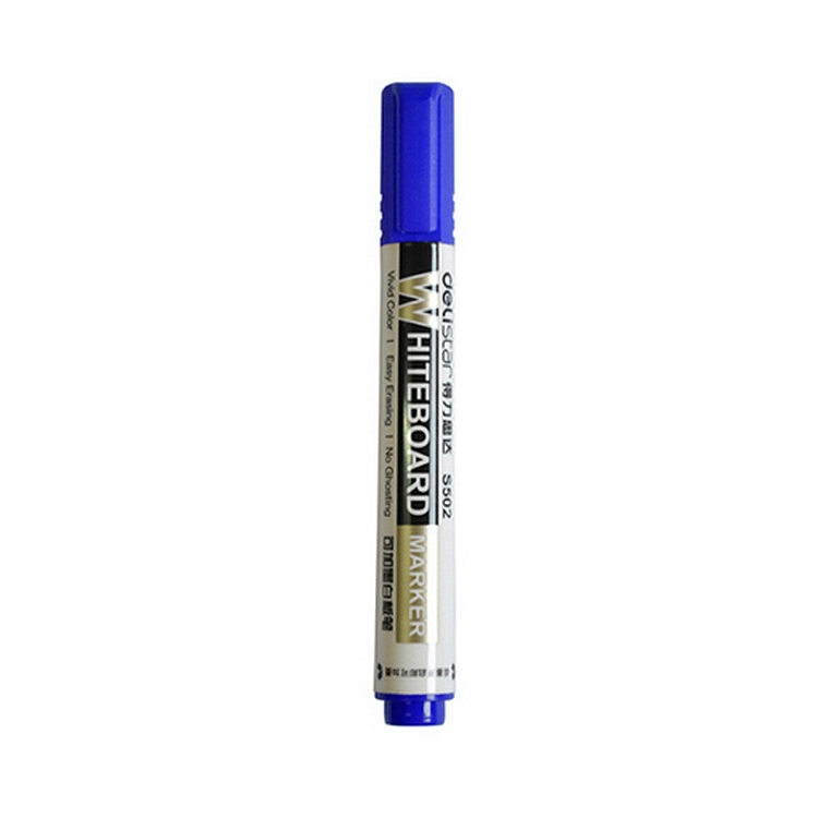 得力 S502 思达可加墨白板笔 2.0mm 10支/盒（单位：支） 蓝