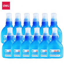 得力(deli)50ml软刷头透明液体胶/胶水 7304