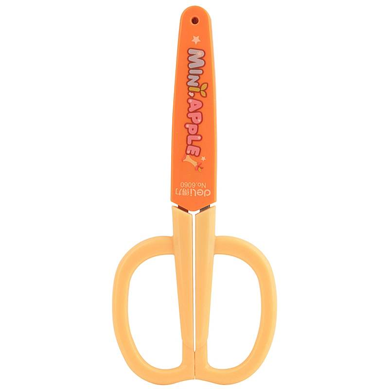 得力 6060 学生卡通剪刀 137mm/opp袋 (单位:把) 混色
